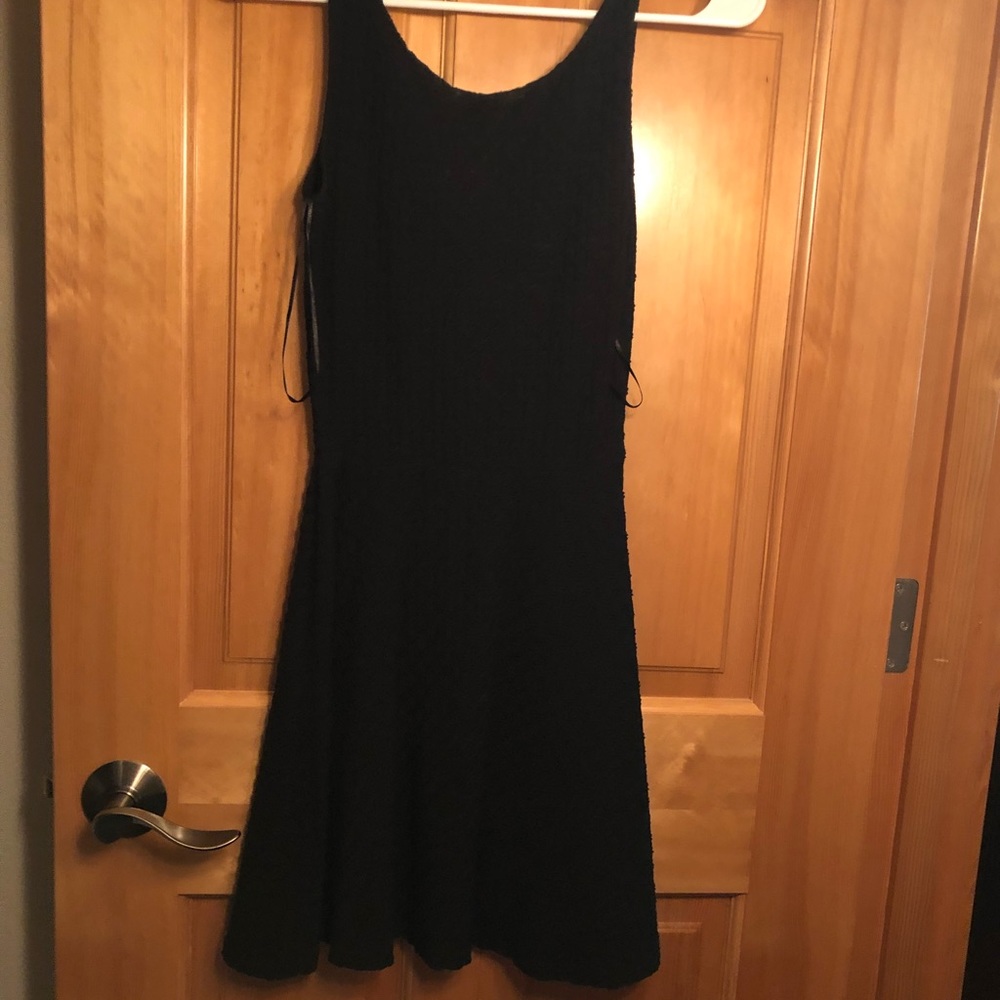 Black skater dress fit